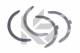 Thrust Washer, crankshaft - TW-1133A STD KOLBENSCHMIDT - 11011-35011, 67332AFSTD, 11011-38010